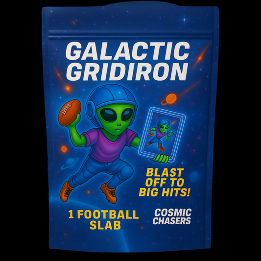 Cosmic Chaser Galactic Gridiron 1 mystery graded football card